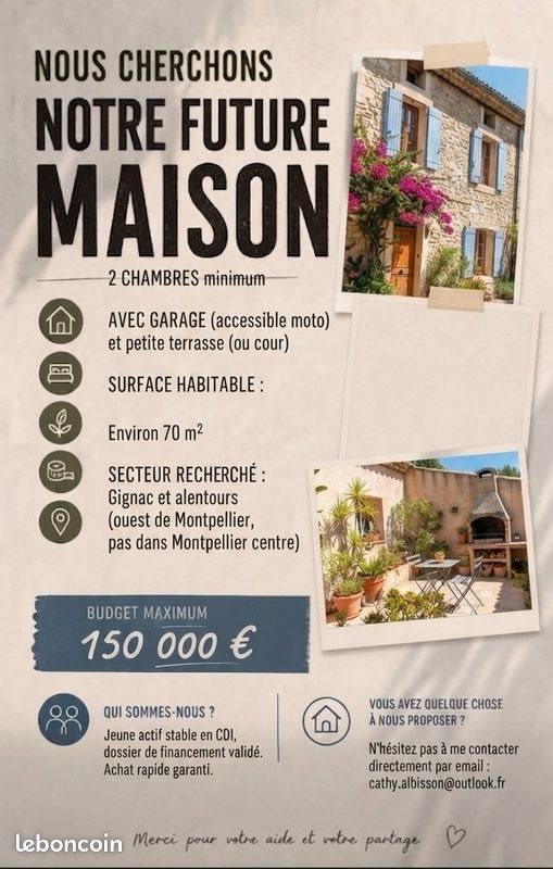 Maison à vendre, 70m², Gignac