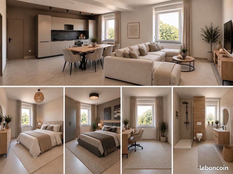 Appartement à louer, 75m², Landres