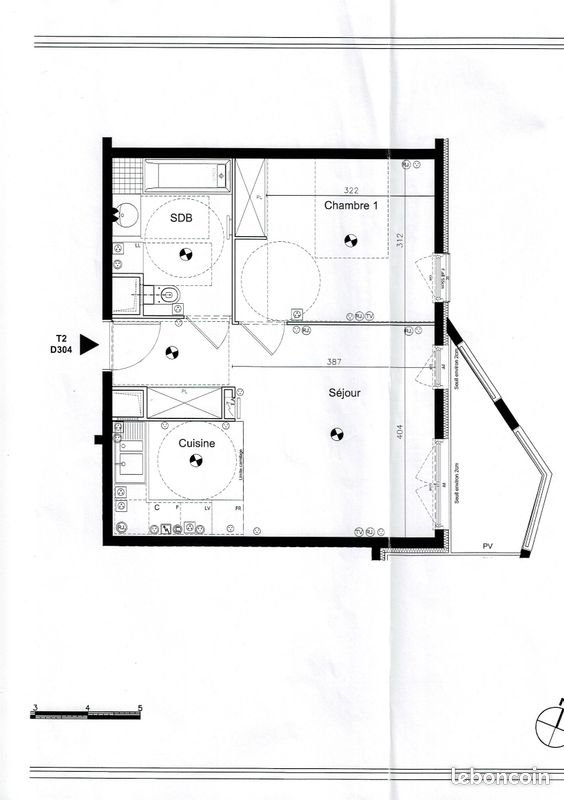 Appartement à louer, 42m², Issy-les-Moulineaux