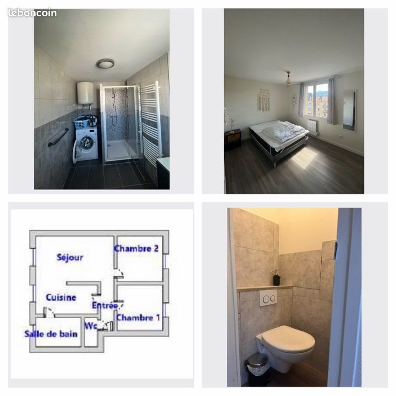 Appartement à louer, 58m², Grenoble
