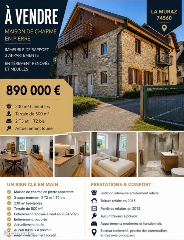 Maison à vendre, 230m², La Muraz