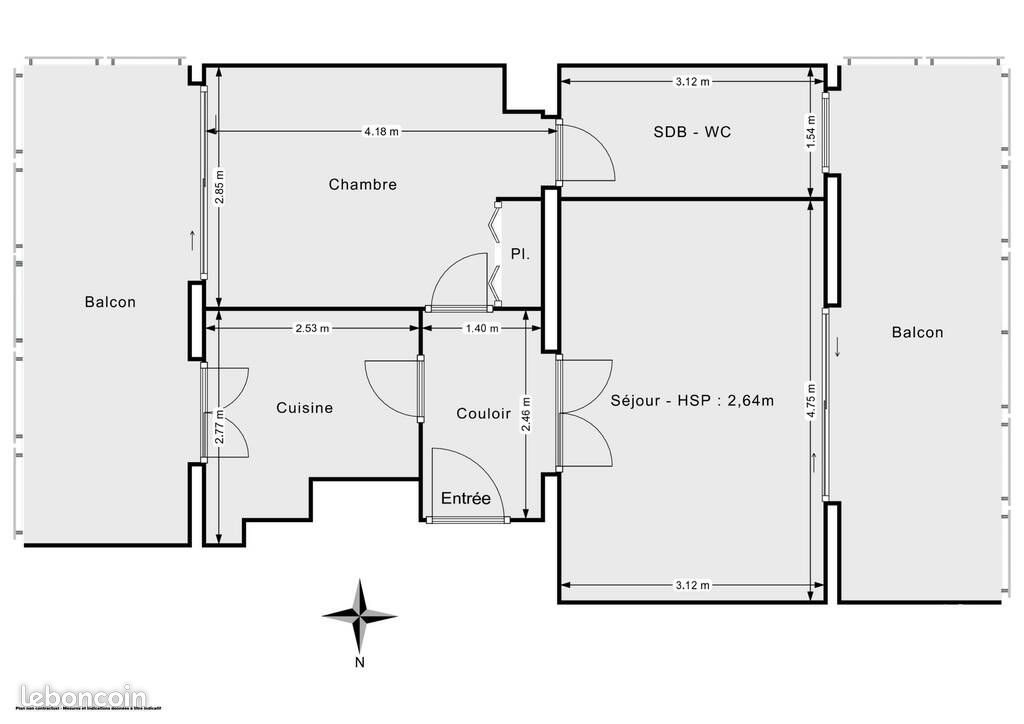 Appartement à vendre, 39m², Versailles