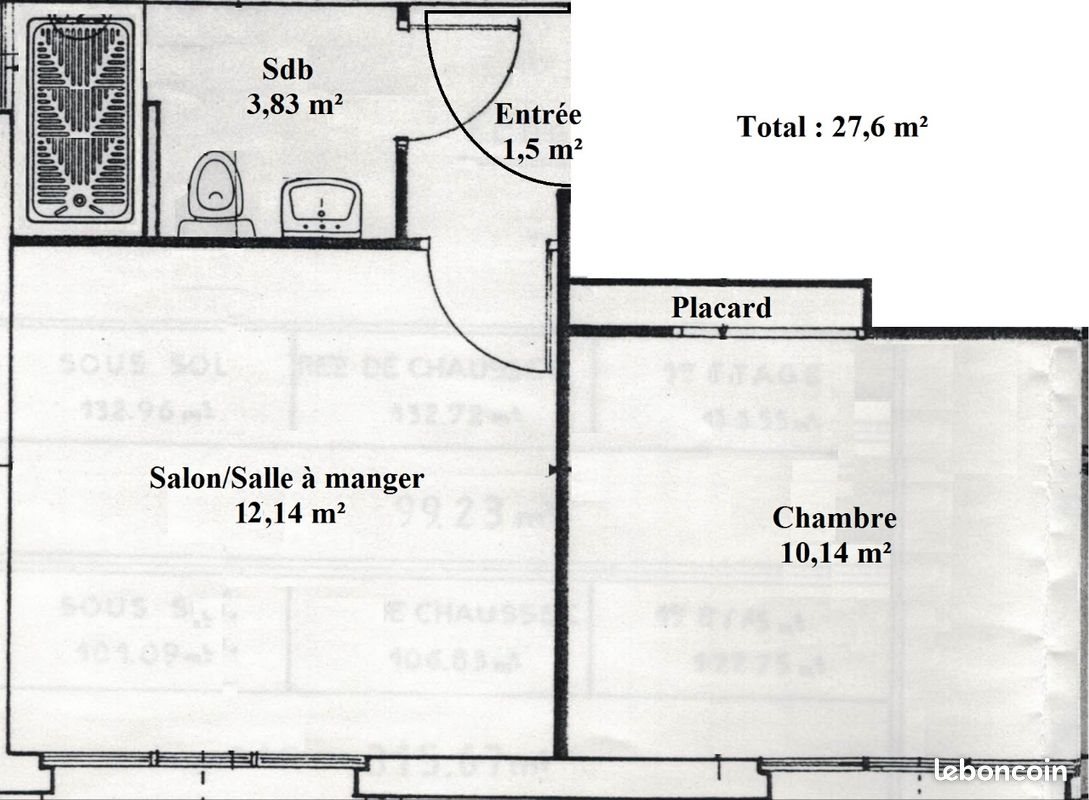 Appartement à louer, 28m², Montluçon