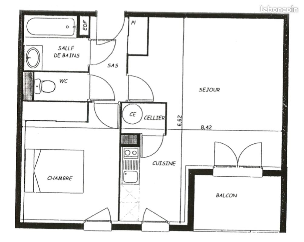 Appartement à vendre, 48m², Gaillac