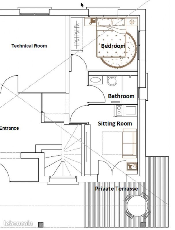 Appartement à louer, 32m², Saint-Jean-de-Gonville