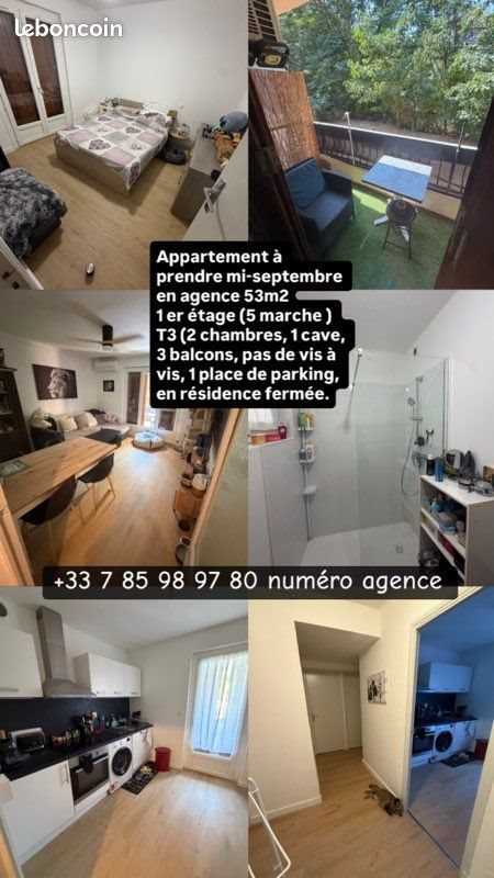 Appartement à louer, 53m², Vidauban