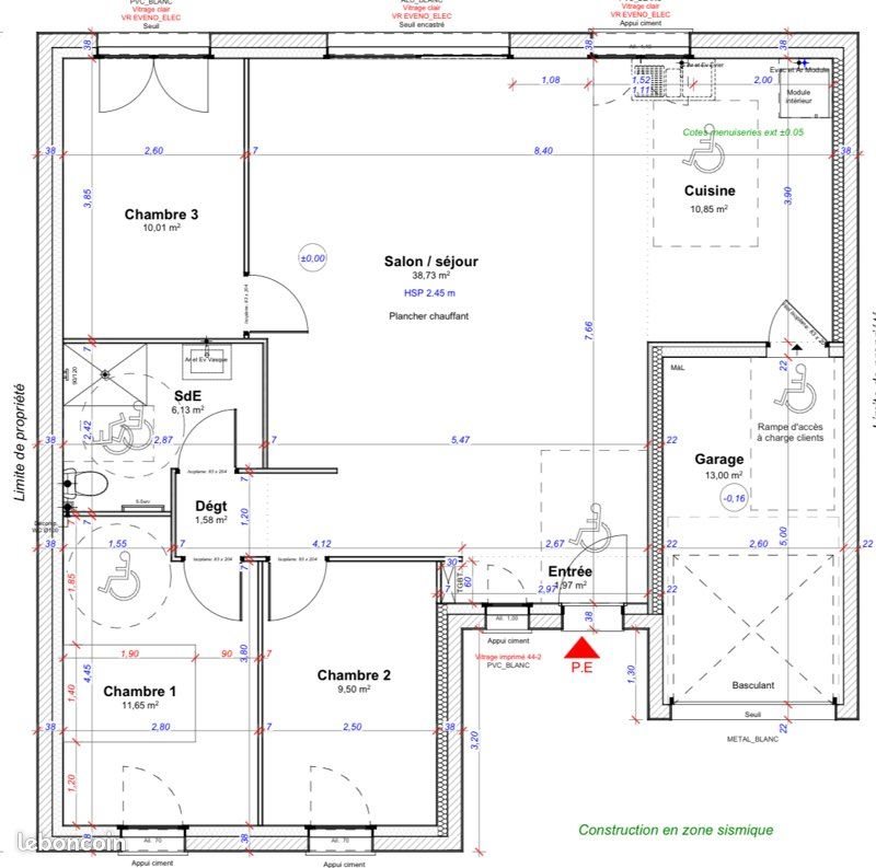 Maison à louer, 90m², Saint-Sauveur-de-Landemont