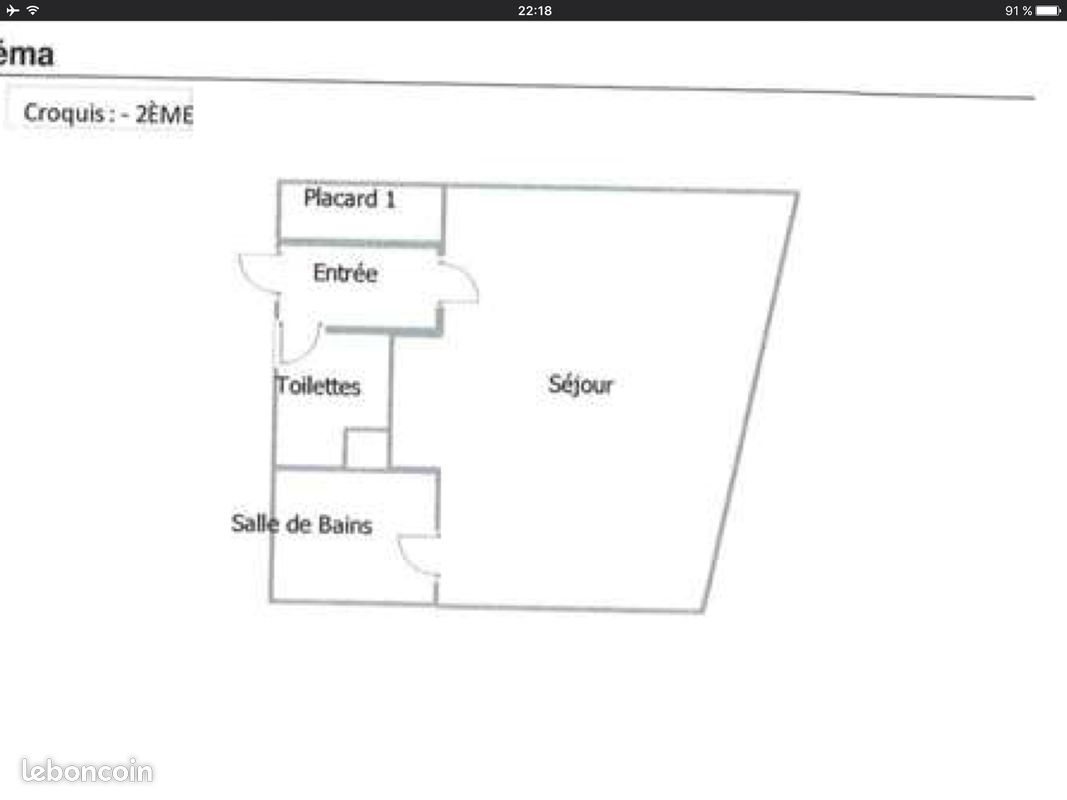 Appartement à vendre, 28m², Le Mans