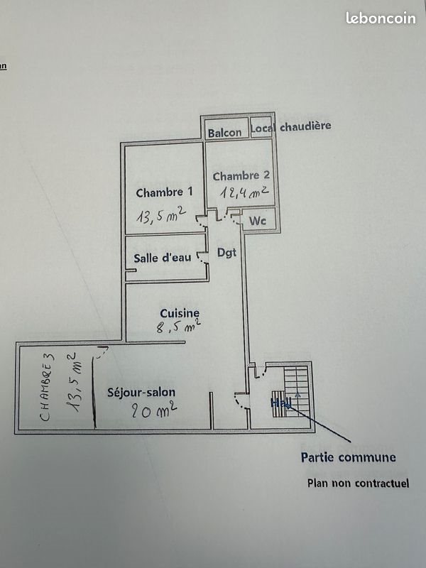 Appartement à louer, 82m², La Roche-sur-Yon