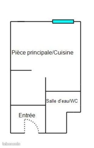 Appartement à louer, 18m², Cergy