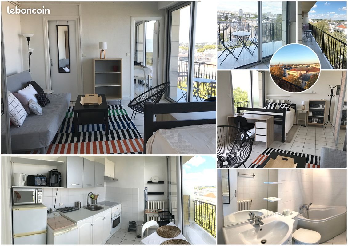 Appartement à louer, 30m², Tours