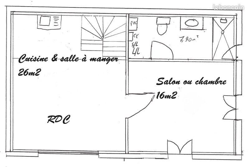 Maison à louer, 90m², Montoire-sur-le-Loir