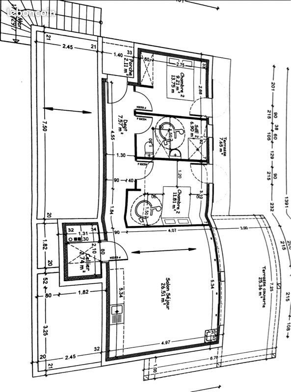 Appartement à louer, 75m², Arcangues