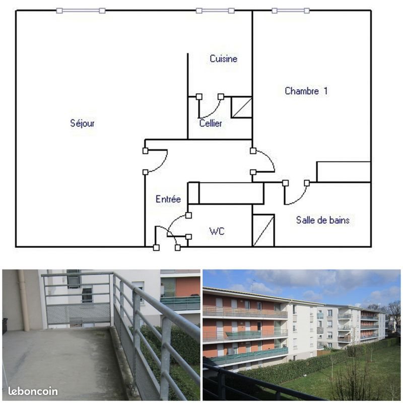 Appartement à louer, 48m², Sainte-Geneviève-des-Bois