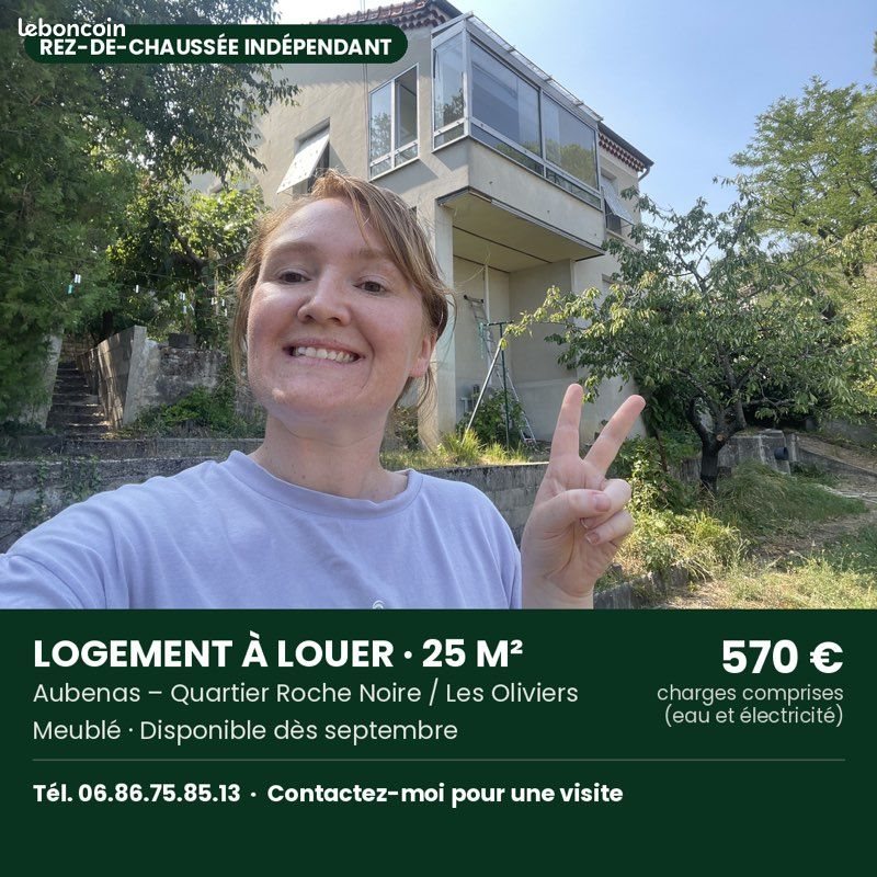 Appartement à louer, 25m², Aubenas