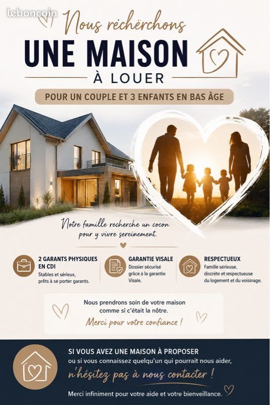 Maison à louer, 80m², Saint-Quentin