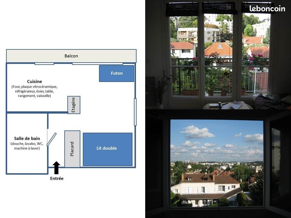 Appartement à louer, 29m², Fontenay-aux-Roses