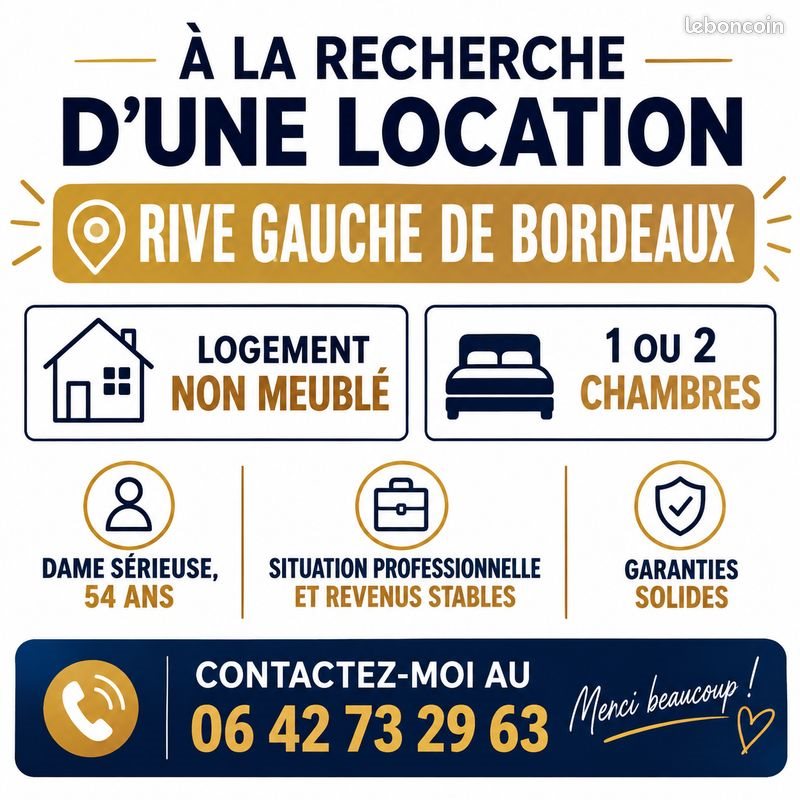 Appartement à louer, 65m², Blanquefort