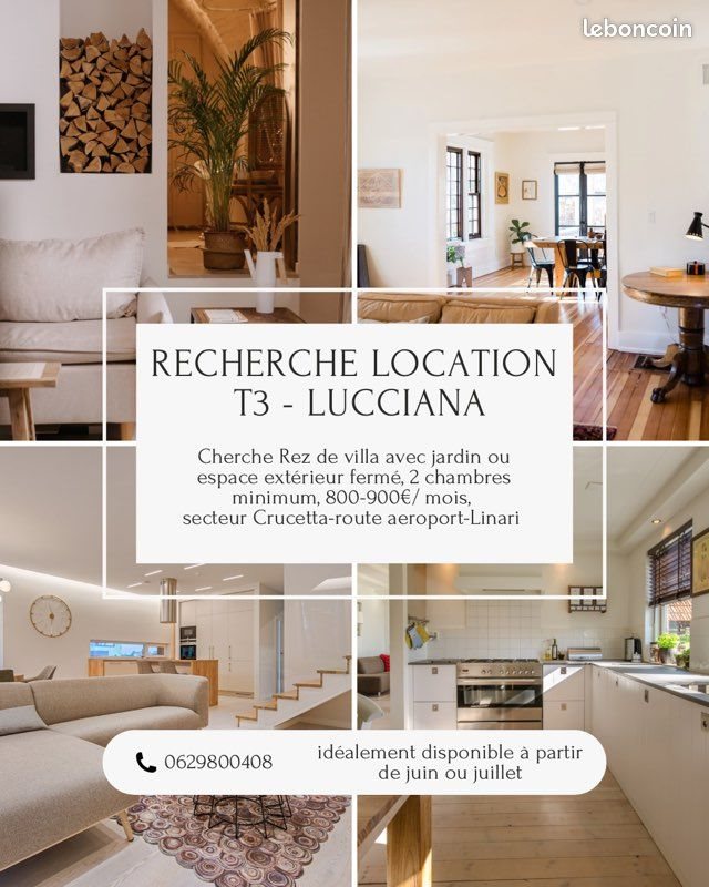 Maison à louer, 70m², Lucciana