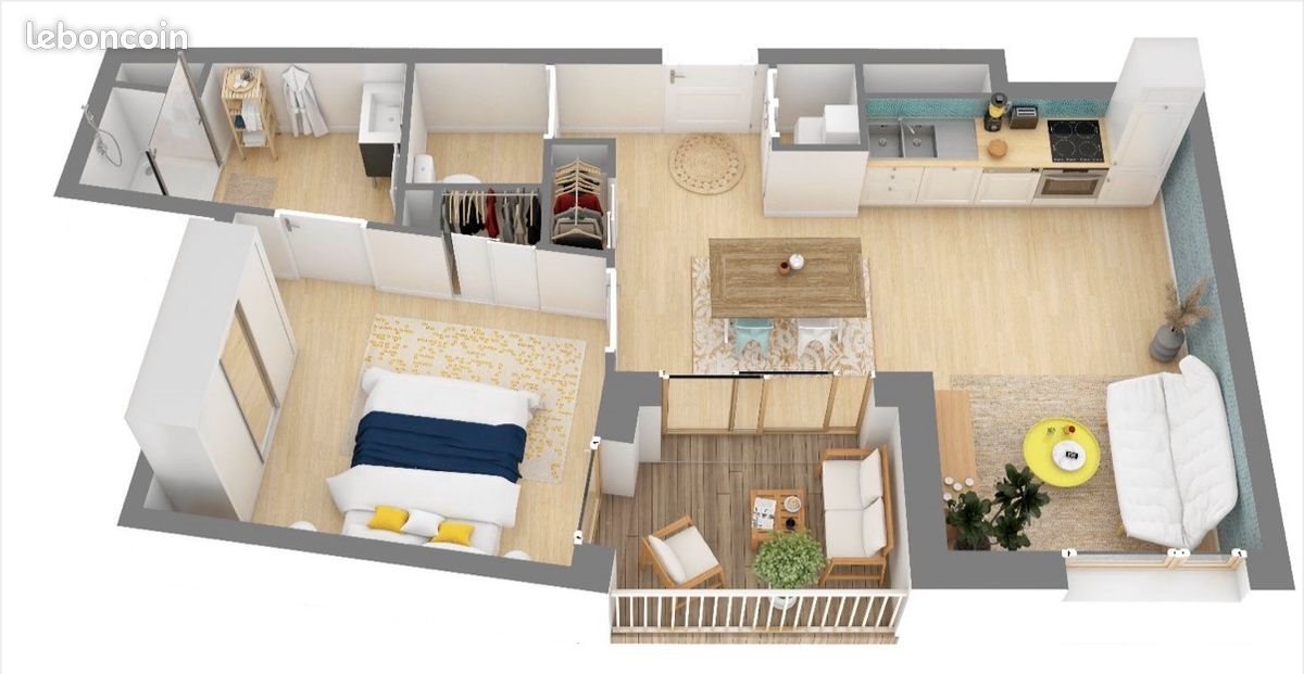 Appartement à vendre, 44m², Saint-Nazaire
