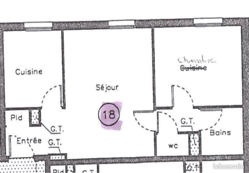 Appartement à louer, 46m², Nancy