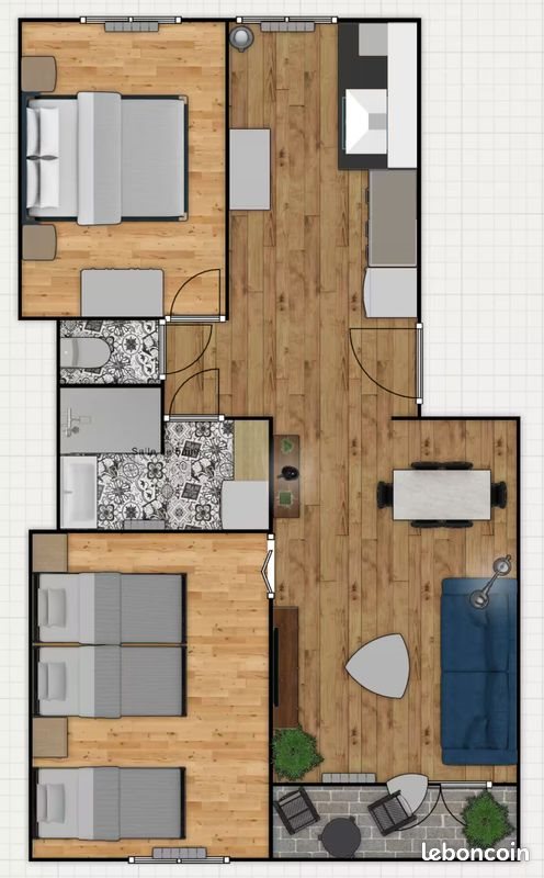Appartement à vendre, 51m², Grenoble