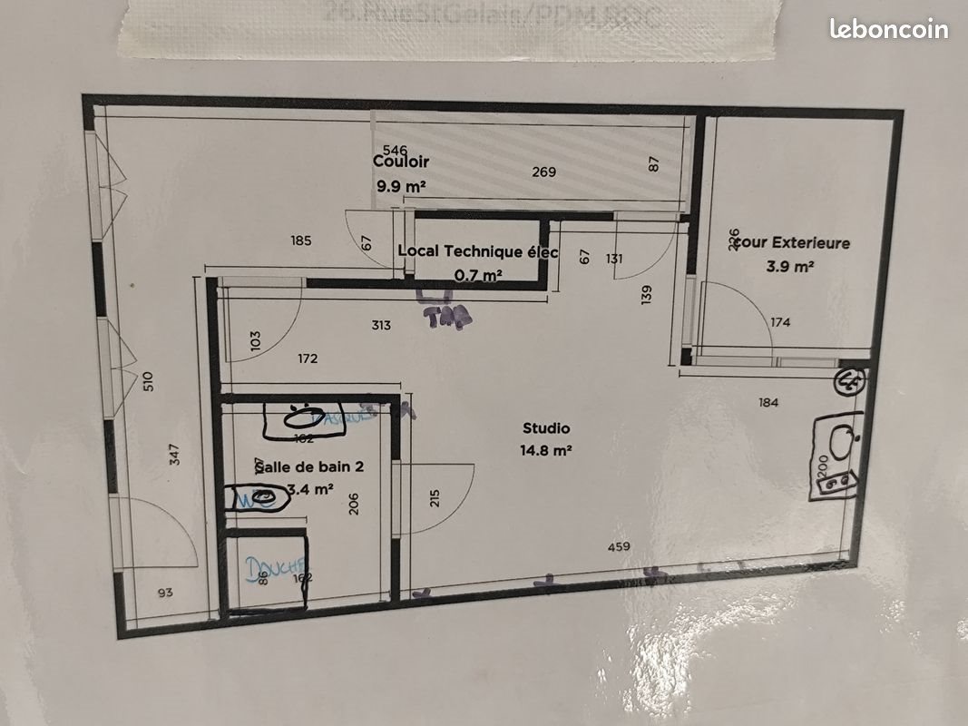 Appartement à louer, 17m², Niort