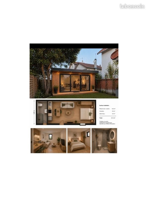 Appartement à louer, 18m², Bondy