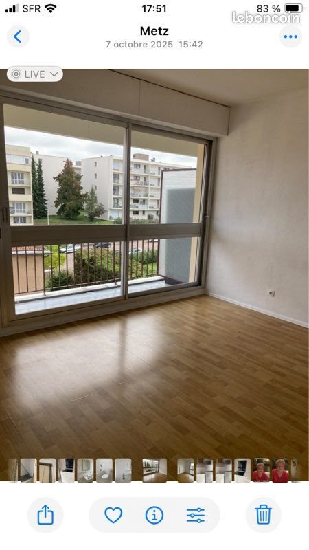 Appartement à louer, 40m², Metz