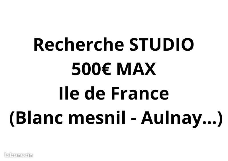 Appartement à louer, 10m², Aulnay-sous-Bois