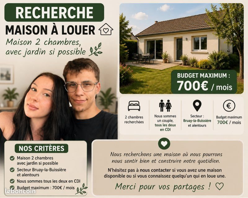 Maison à louer, 60m², Bruay-la-Buissière