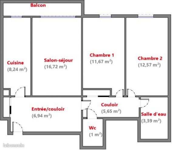 Appartement à vendre, 66m², Paris 11ème