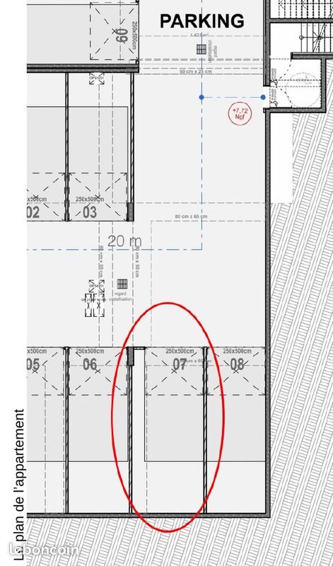 Appartement à louer, 56m², Lattes