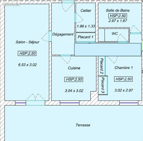 Appartement à vendre, 57m², Laneuveville-devant-Nancy