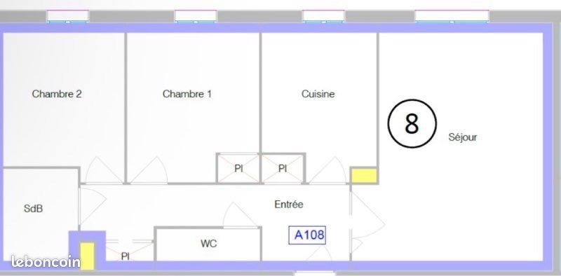 Appartement à louer, 64m², Le Mans