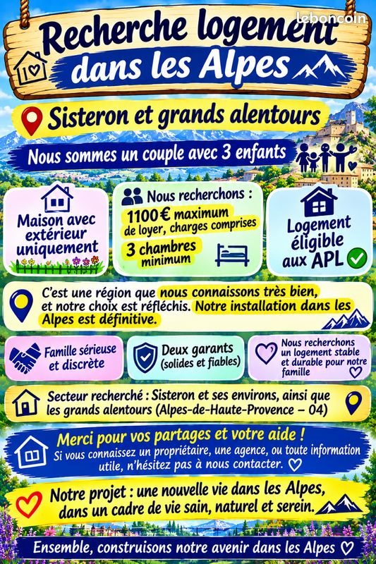Maison à louer, 60m², Peipin