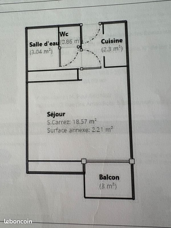 Appartement à louer, 27m², Aix-en-Provence