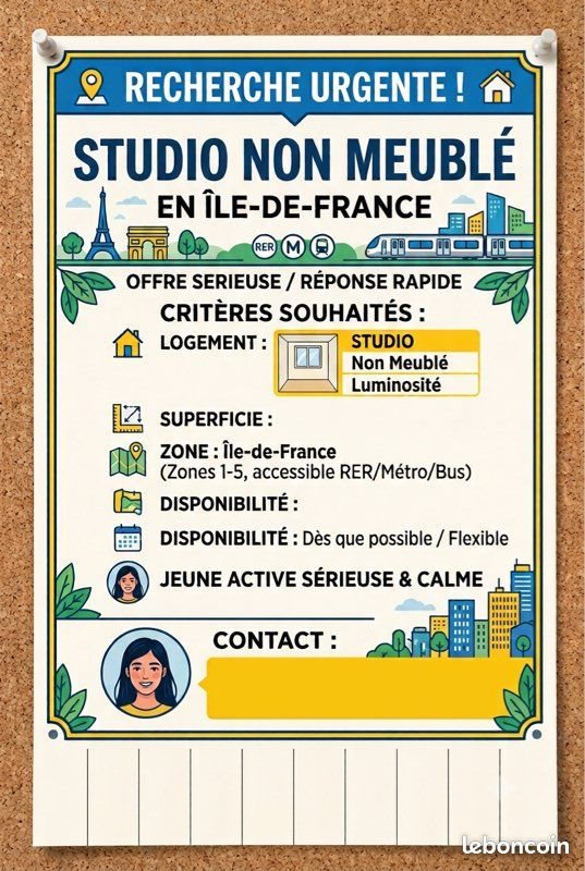 Appartement à louer, 15m², Villeneuve-Saint-Georges