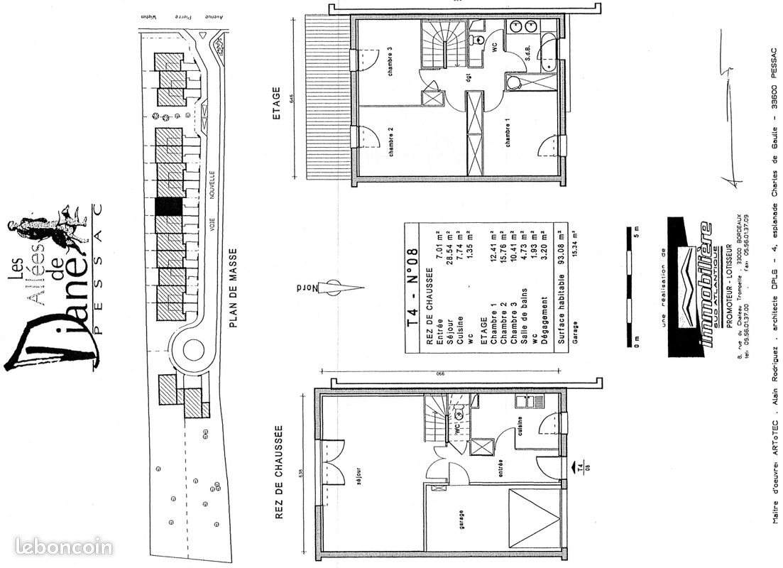 Maison à louer, 93m², Pessac