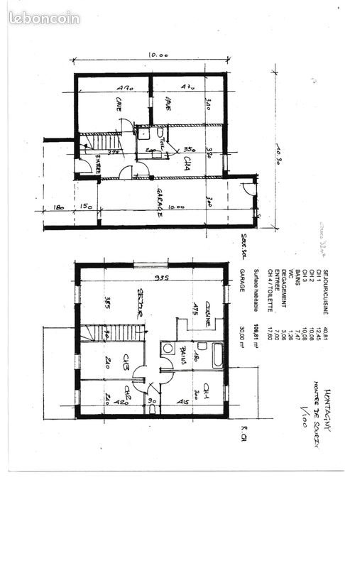 Maison à vendre, 110m², Montagny