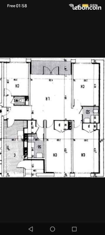 Appartement à louer, 94m², Meudon