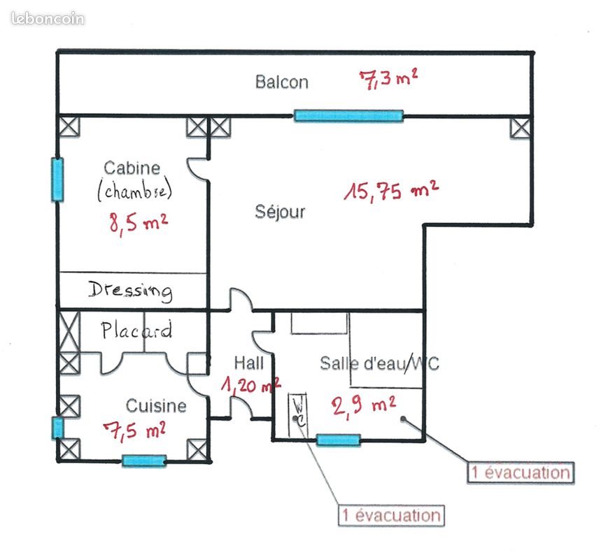 Appartement à vendre, 36m², Saint-Cyprien
