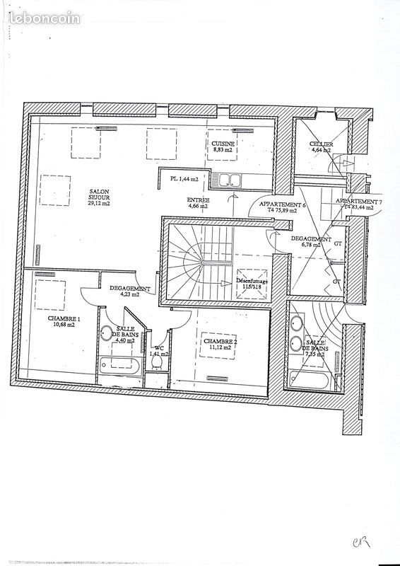 Appartement à louer, 78m², Cancon