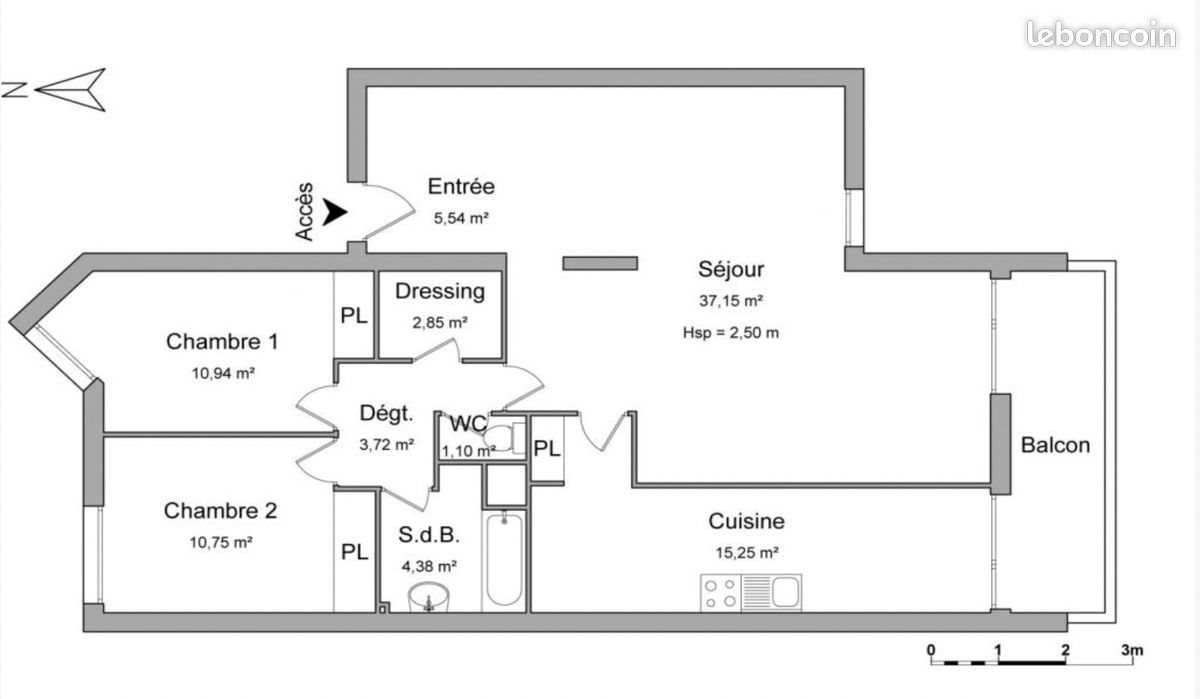 Appartement à louer, 92m², Castanet-Tolosan