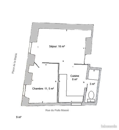 Appartement à louer, 38m², Mennecy