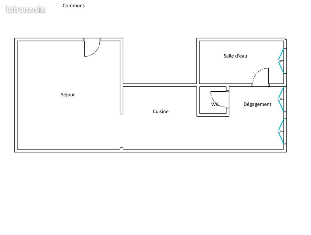 Appartement à louer, 29m², Auxerre