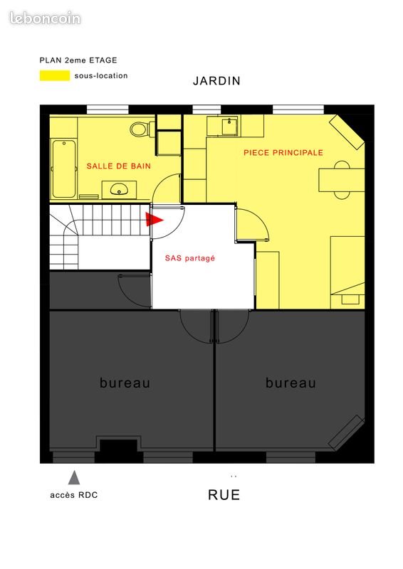 Appartement à louer, 26m², Bordeaux
