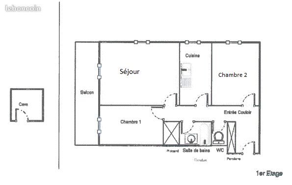 Appartement à louer, 62m², Sarlat-la-Canéda