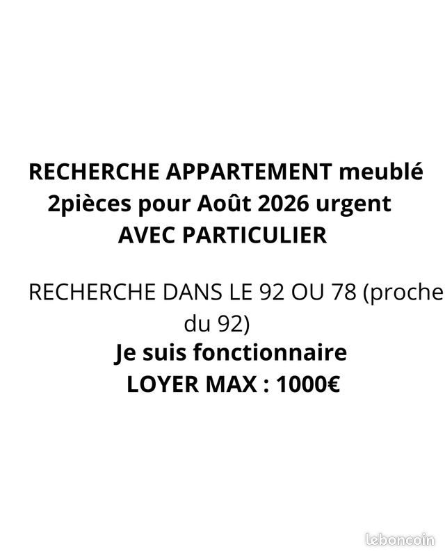 Appartement à louer, 20m², Clichy