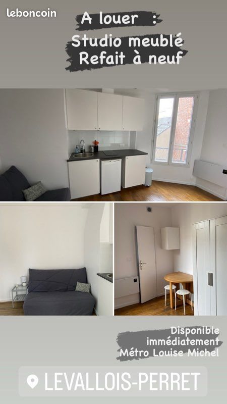 Appartement à louer, 14m², Levallois-Perret
